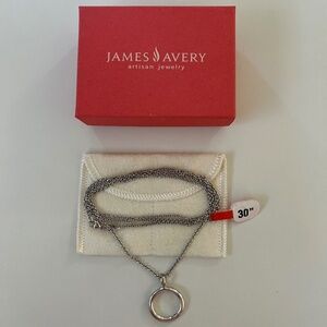 James Avery Circlet Changeable Charm Necklace 30 inch